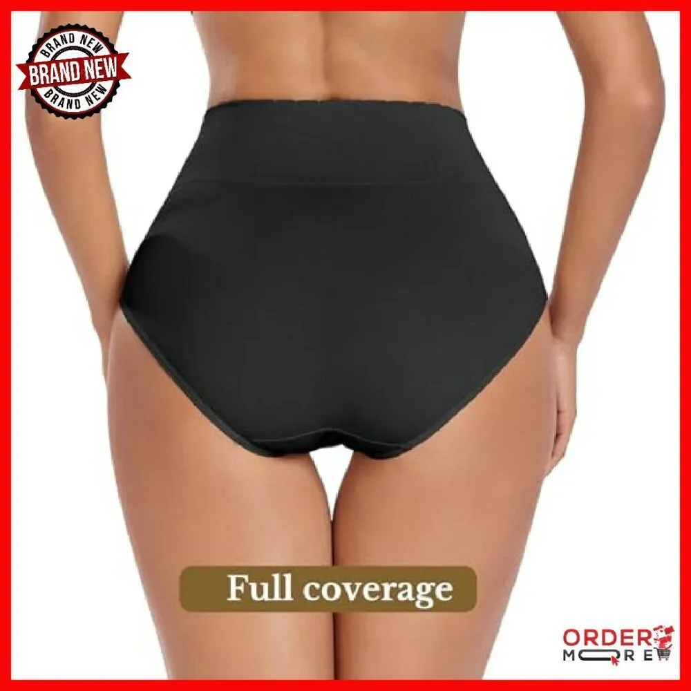 High Waist Seamless Panties 8-Pack Full Coverage Soft Stretch